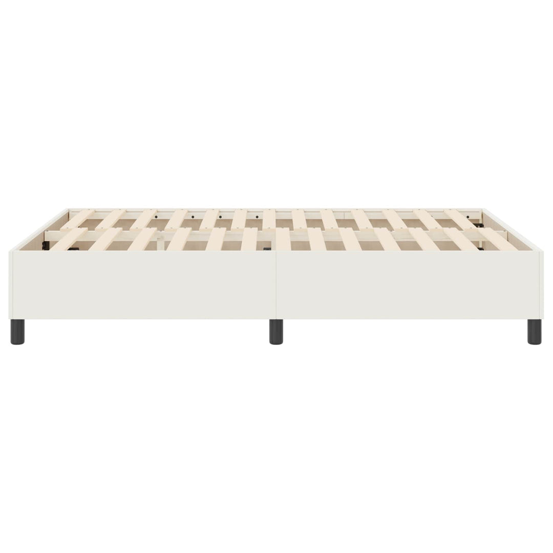 Platform sengestel Creme 140 x 200 cm Velourstof