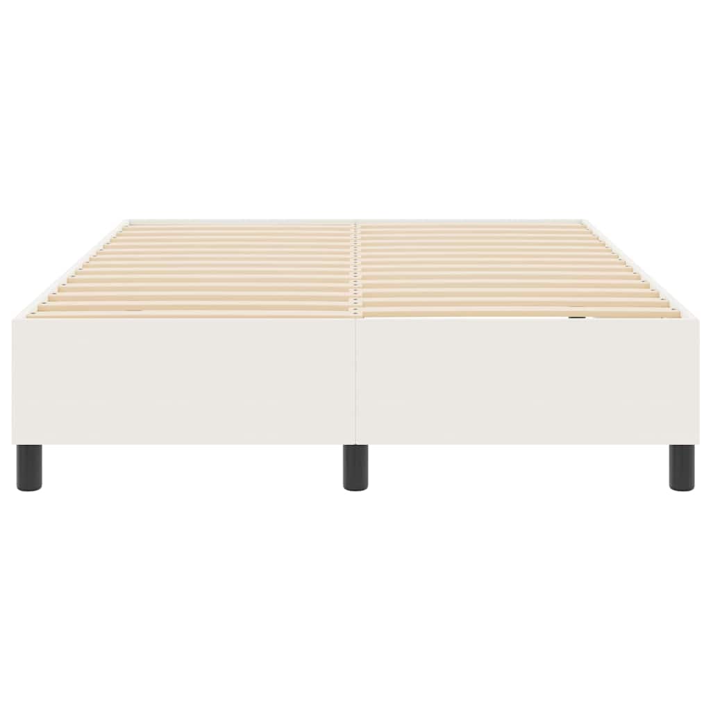 Platform sengestel Creme 160 x 200 cm Velourstof