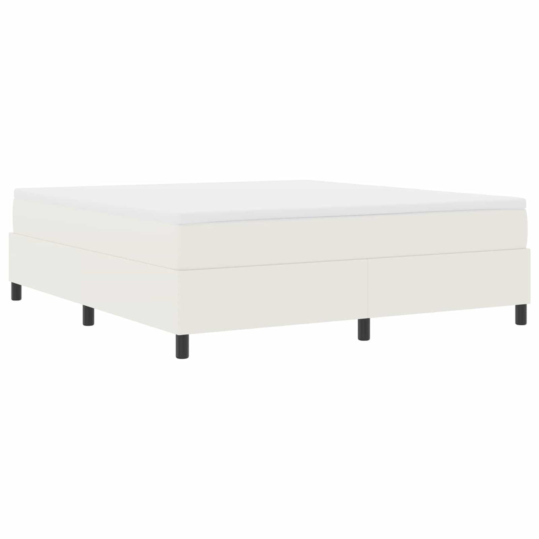 Platform sengestel Creme 180 x 200 cm Velourstof
