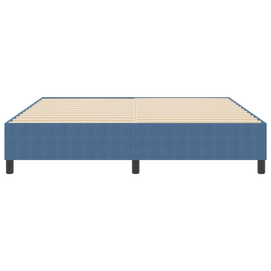 Platform sengestel Blå 180 x 200 cm Velourstof