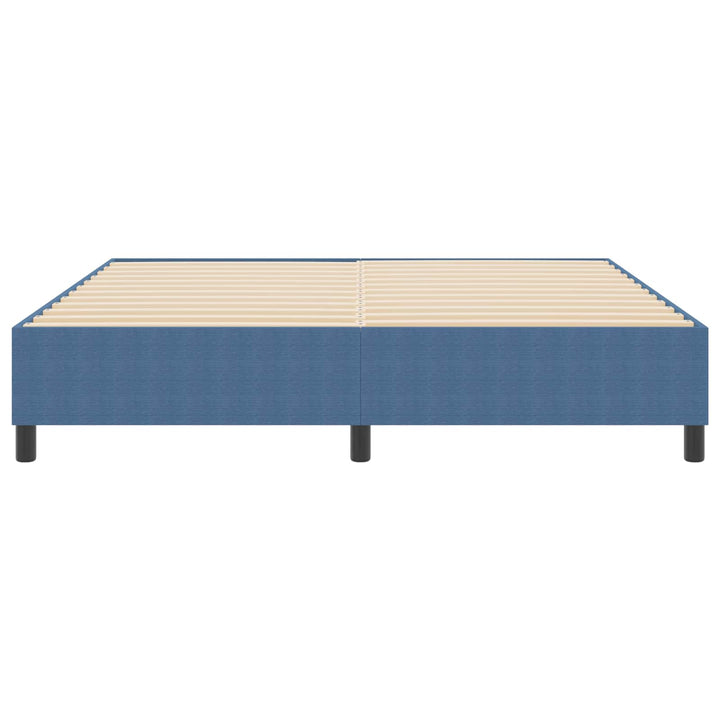 Platform sengestel Blå 180 x 200 cm Velourstof