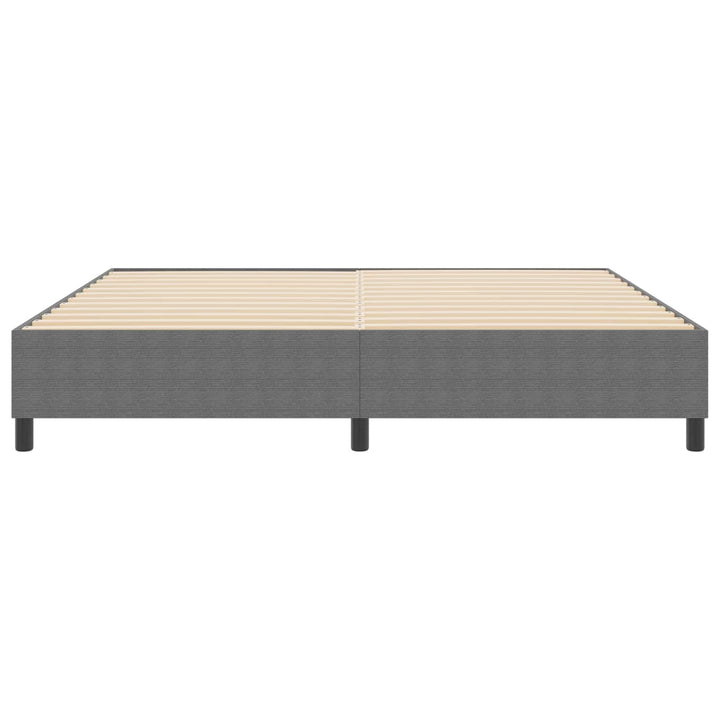Platform sengestel Lysegrå 200 x 200 cm Velourstof