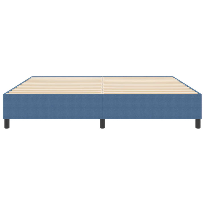 Platform sengestel Blå 200 x 200 cm Velourstof