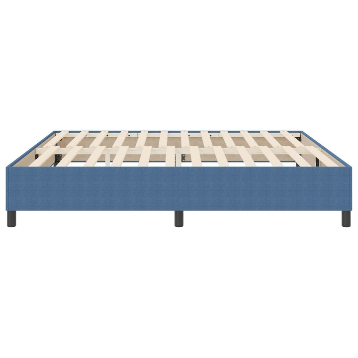 Platform sengestel Blå 200 x 200 cm Velourstof