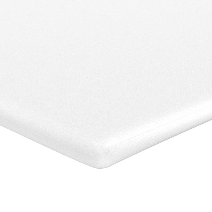 Box spring seng Mørkegrå og Hvid 100 x 200 cm Velourstof