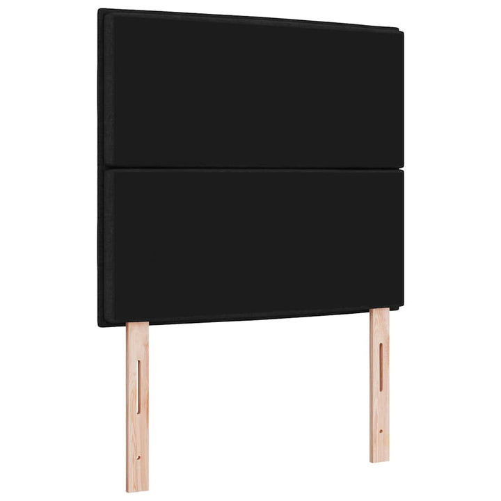 Hovedgærde Sort 90 cm Stof