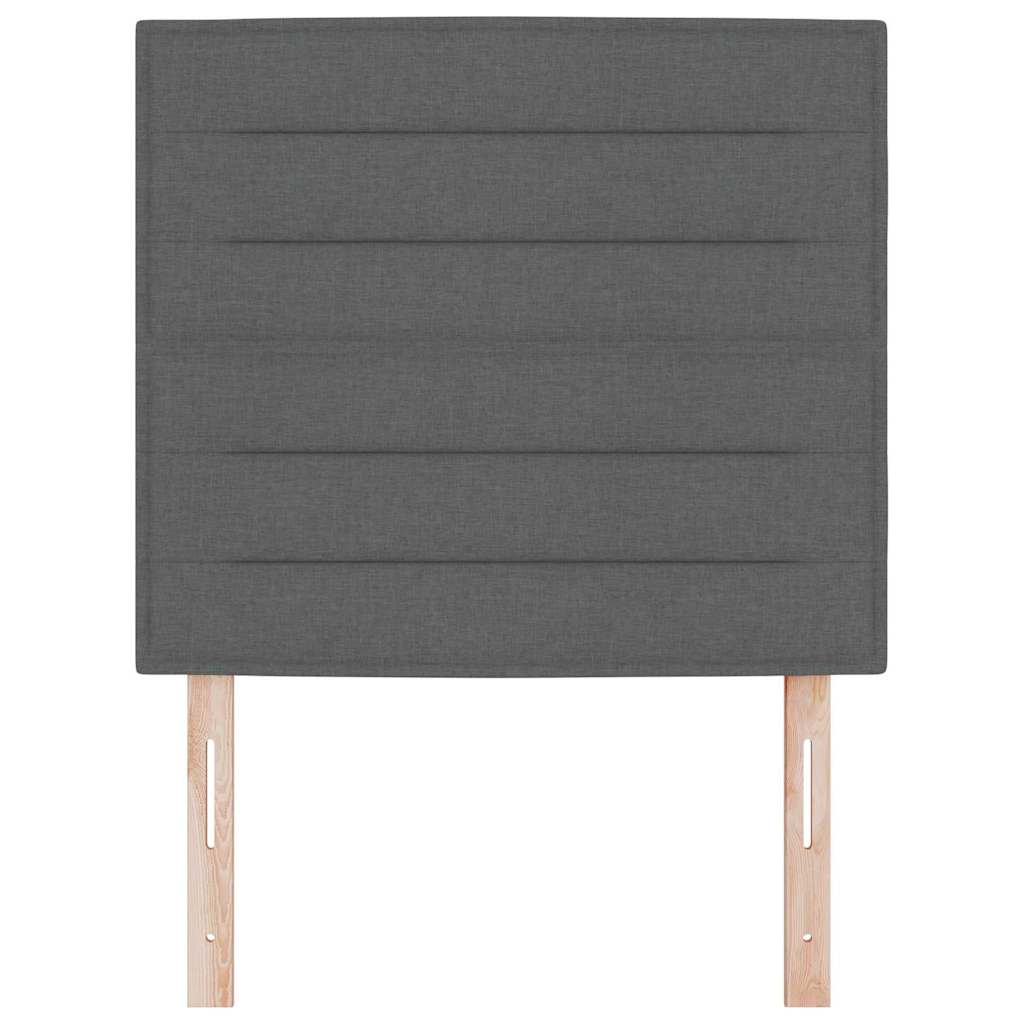 Hovedgærde Mørkegrå 100 cm Stof