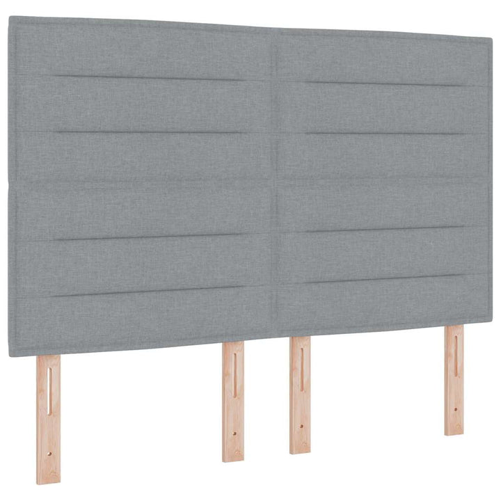 Hovedgærde Lysegrå Stof