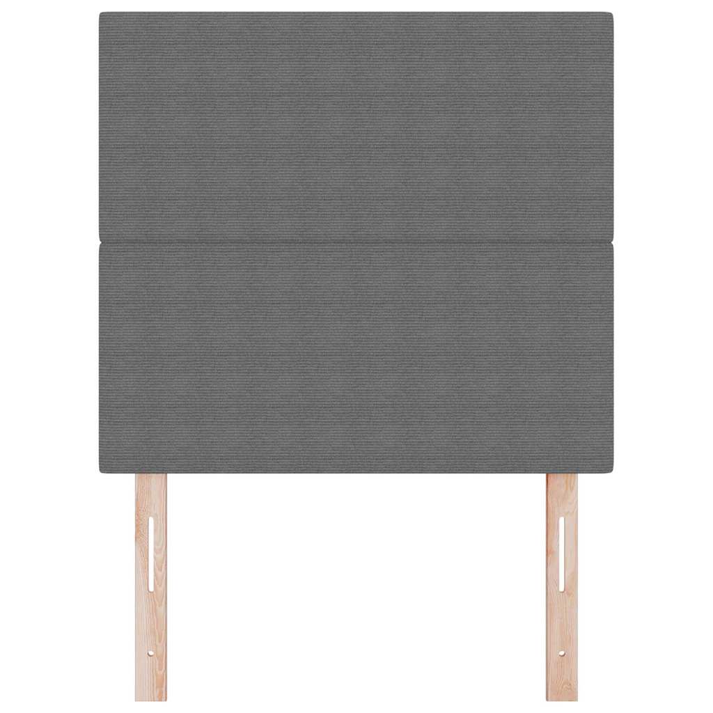 Hovedgærde Lysegrå 80 cm Velourstof