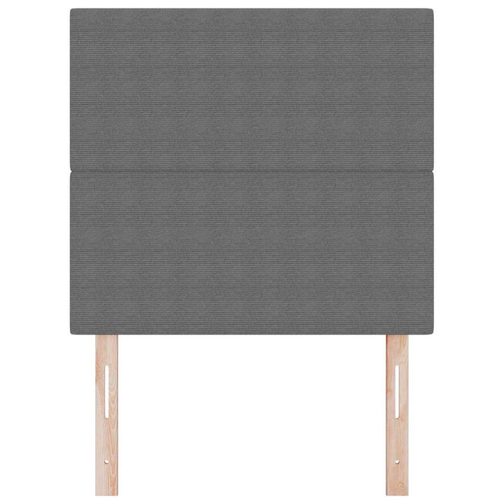 Hovedgærde Lysegrå 80 cm Velourstof