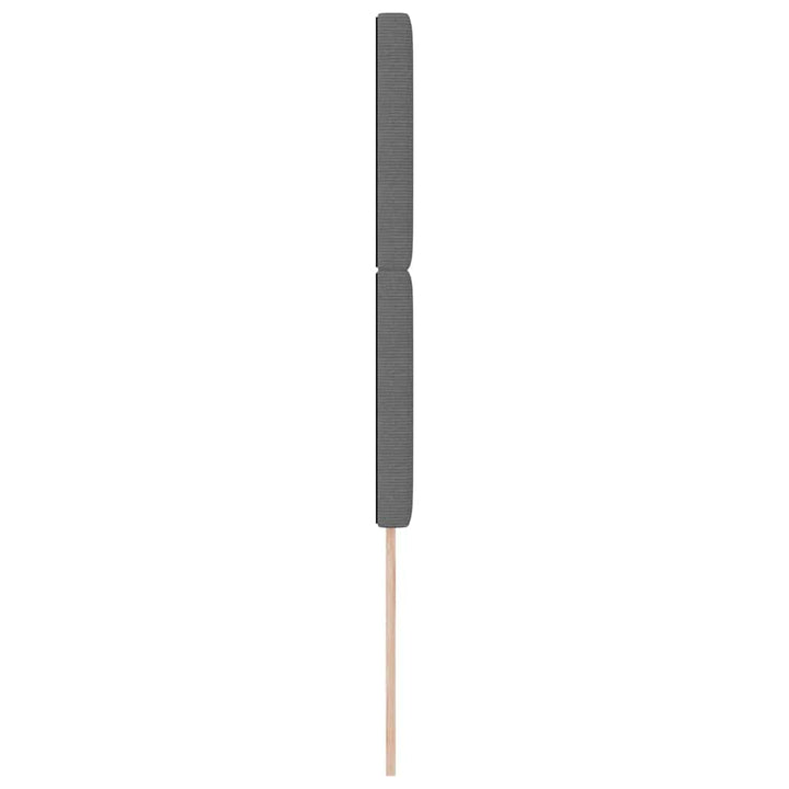 Hovedgærde Lysegrå 80 cm Velourstof