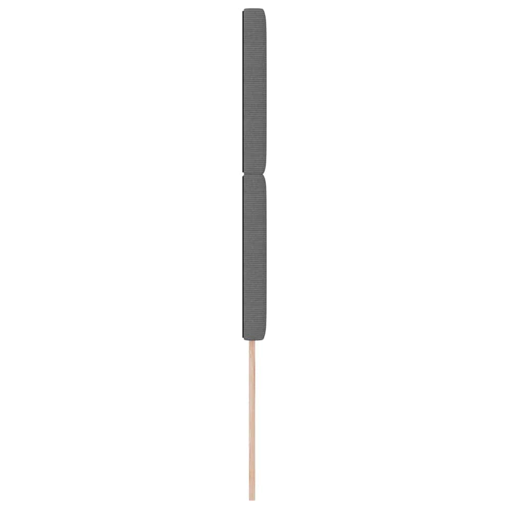 Hovedgærde Lysegrå 90 cm Velourstof