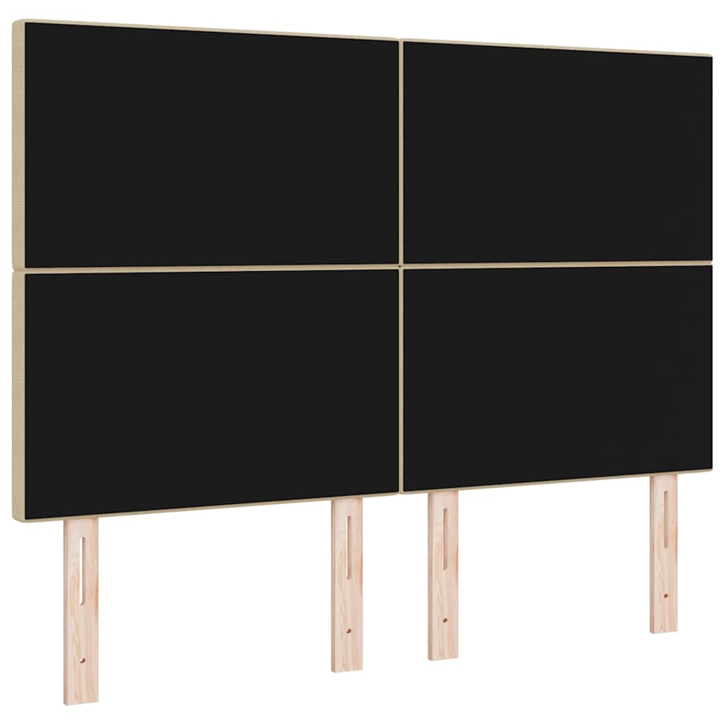 Hovedgærde Lys Grøn Grå 144 cm Velourstof