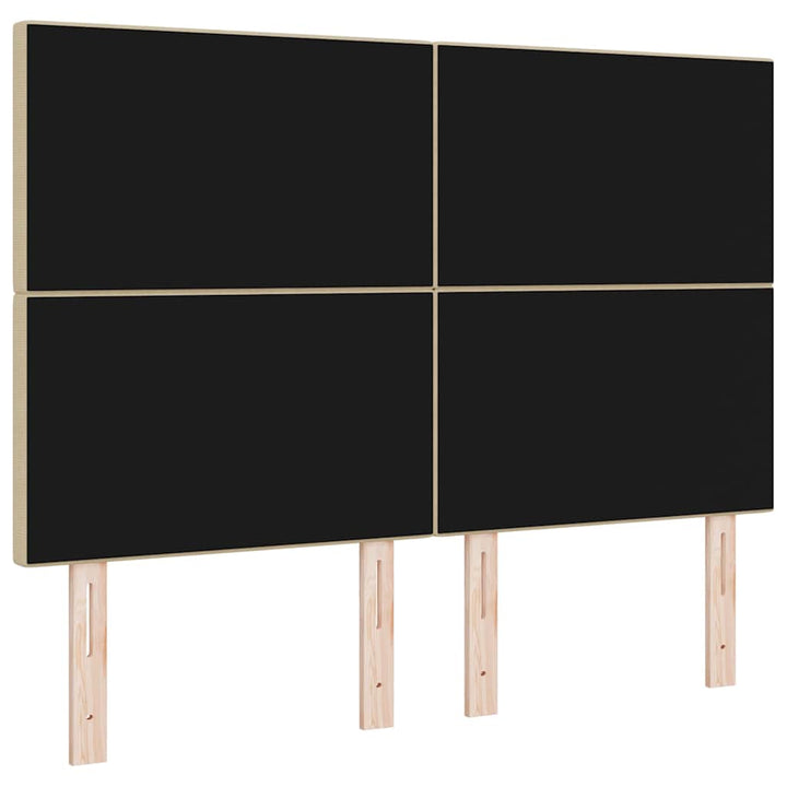 Hovedgærde Lys Grøn Grå 144 cm Velourstof