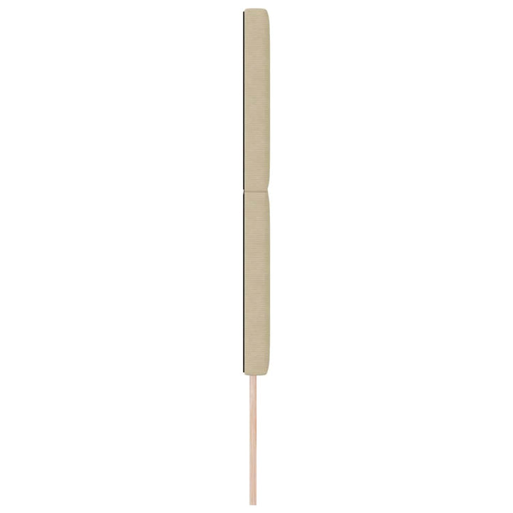 Hovedgærde Lys Grøn Grå 144 cm Velourstof