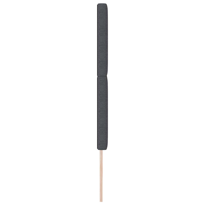 Hovedgærde Mørkegrå 160 cm Velourstof