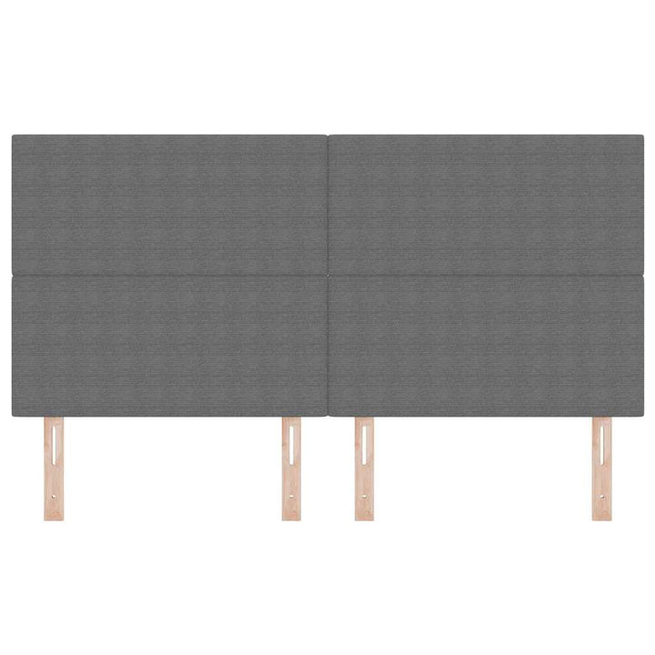 Hovedgærde Lysegrå 180 cm Velourstof