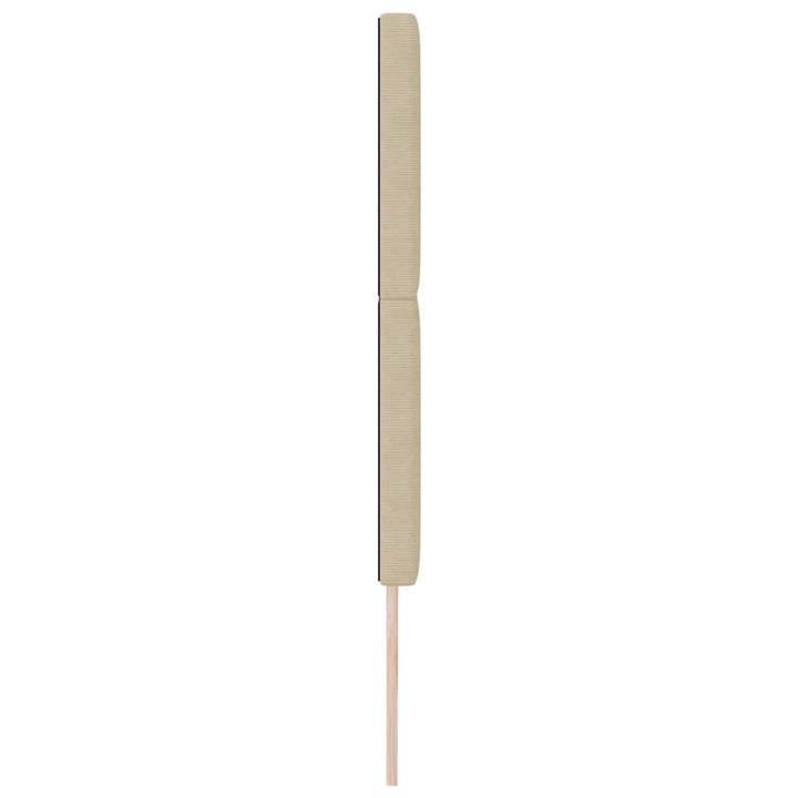 Hovedgærde Lys Grøn Grå 180 cm Velourstof