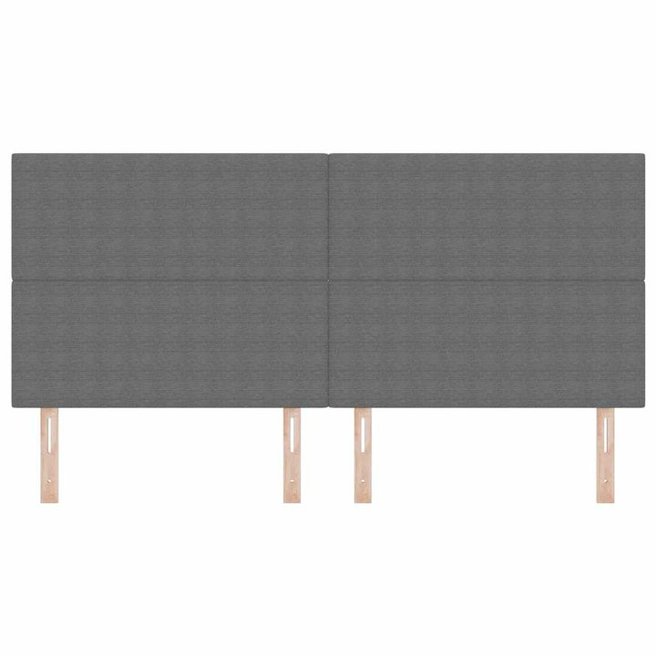 Hovedgærde Lysegrå 200 cm Velourstof