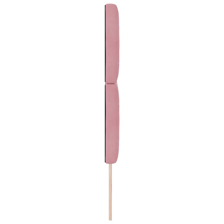 Hovedgærde Lyserød 144 cm Fløjl