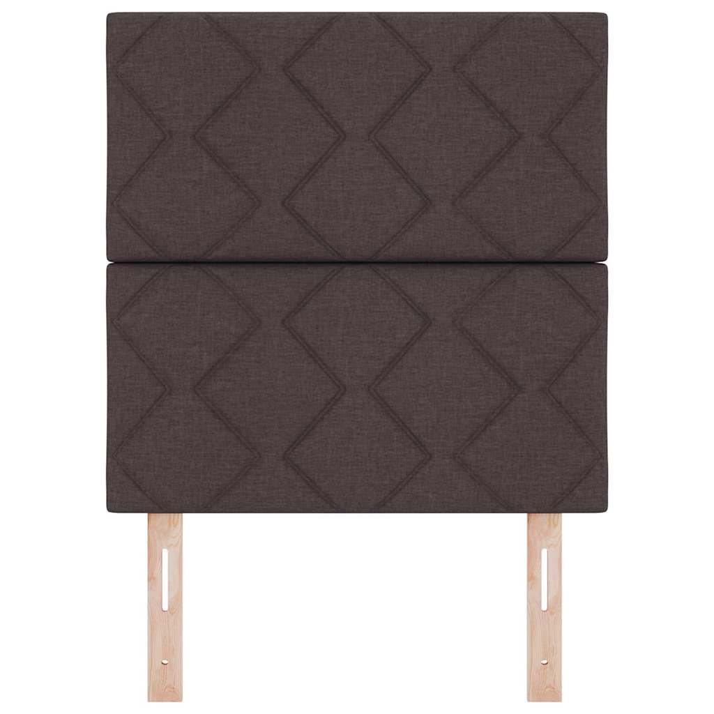 Hovedgærde Mørk Brun 80 cm Stof