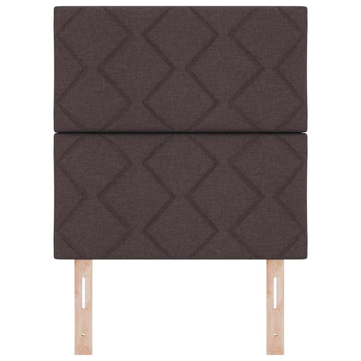Hovedgærde Mørk Brun 80 cm Stof