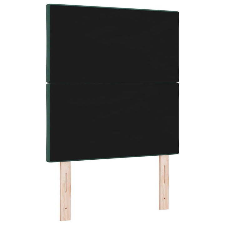Hovedgærde Mørkegrøn 80 cm Fløjl