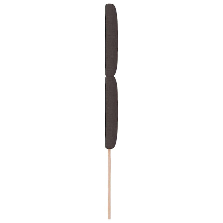 Hovedgærde Mørk Brun 90 cm Stof