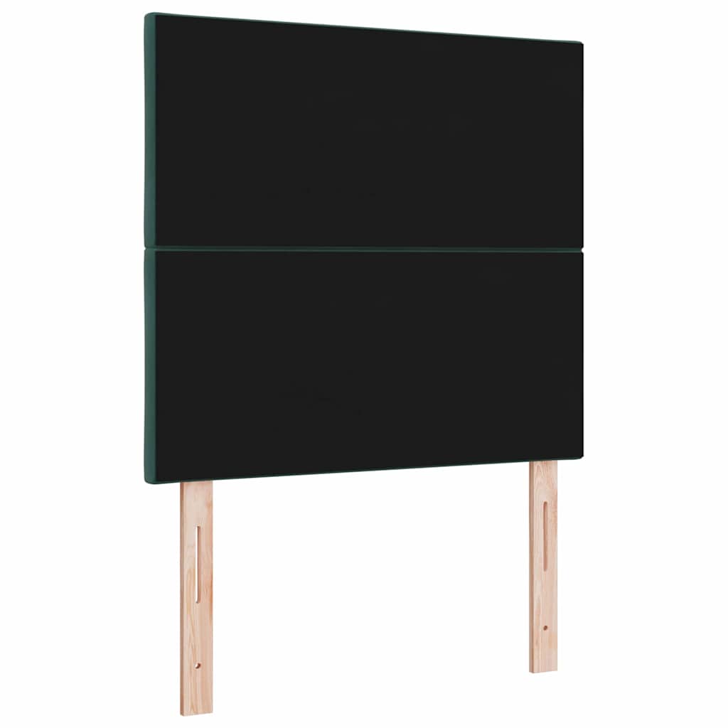 Hovedgærde Mørkegrøn 90 cm Fløjl