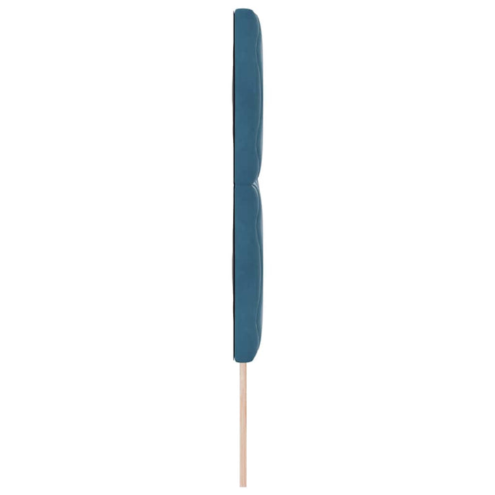 Hovedgærde Mørk blå 144 cm Fløjl