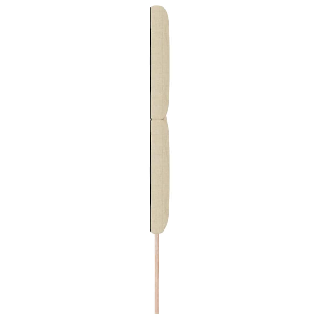 Hovedgærde Creme 160 cm Stof