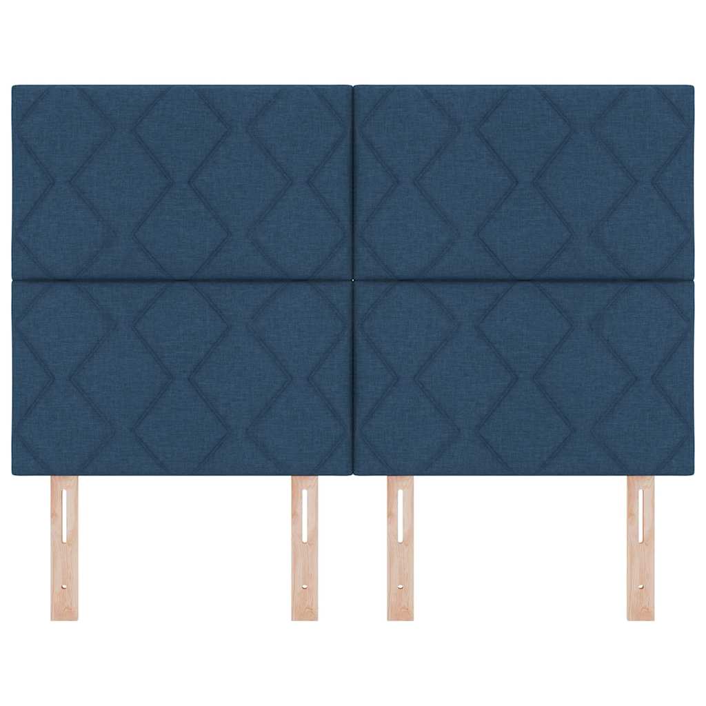 Hovedgærde Blå 160 cm Stof
