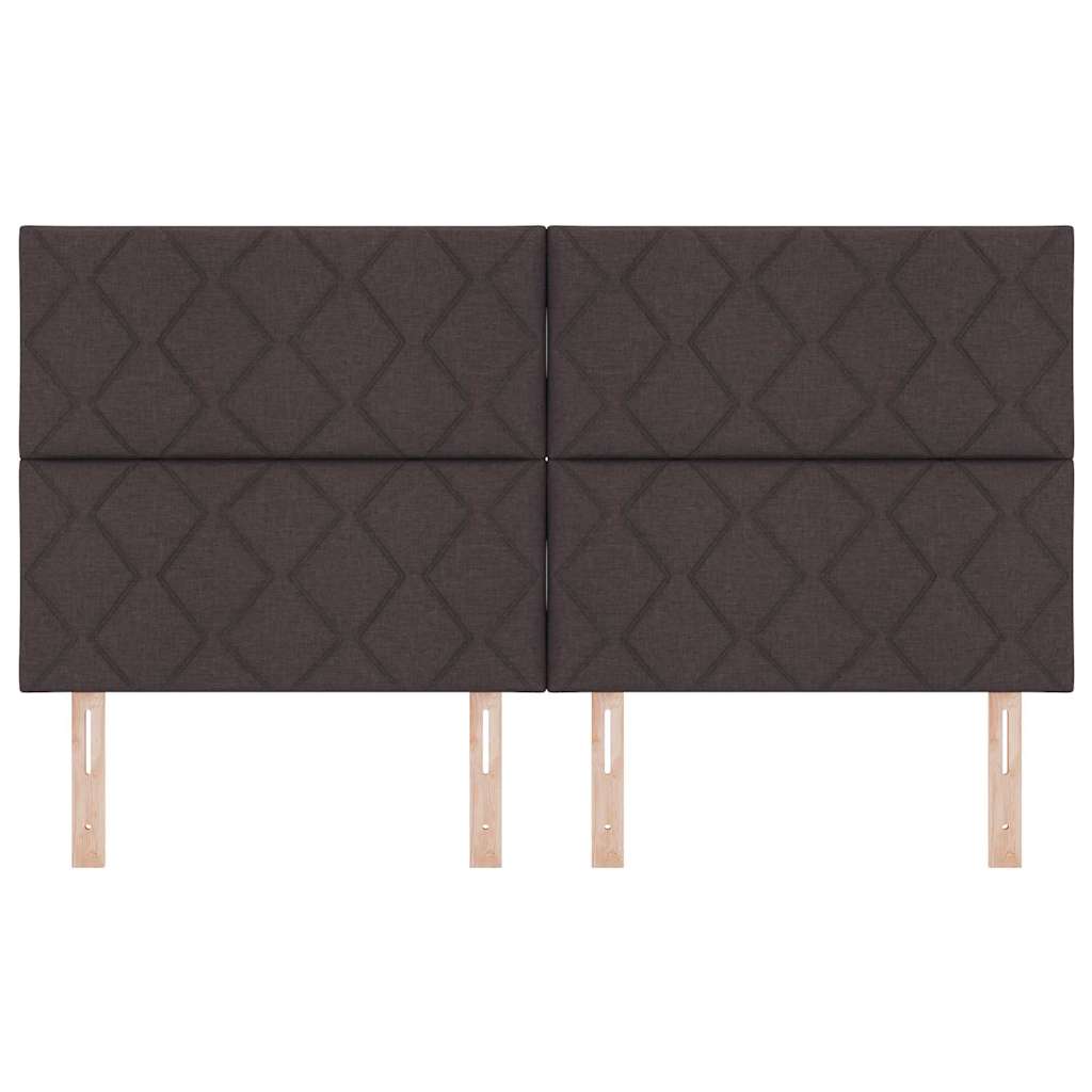 Hovedgærde Mørk Brun 180 cm Stof