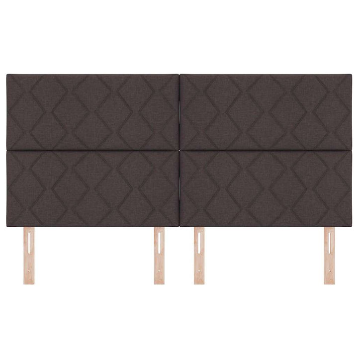 Hovedgærde Mørk Brun 180 cm Stof