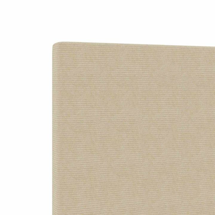 LED sengegavl med LED-lysstrimler Grågrøn 160 cm Velourstof