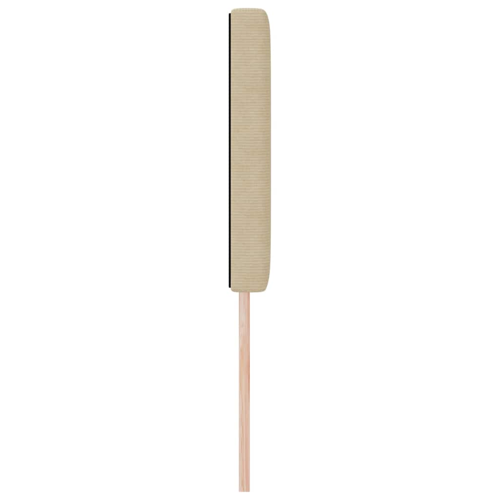 LED sengegavl med LED-lysstrimler Grågrøn 160 cm Velourstof