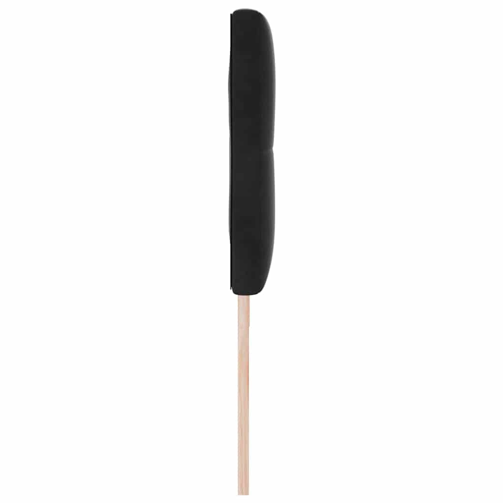 LED sengegavl med LED-lysstrimler Sort 180 cm Fløjl