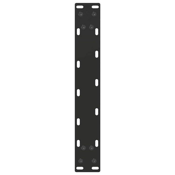 sofabordsben U-formet 2 stk. sort 30x(30-31) cm stål