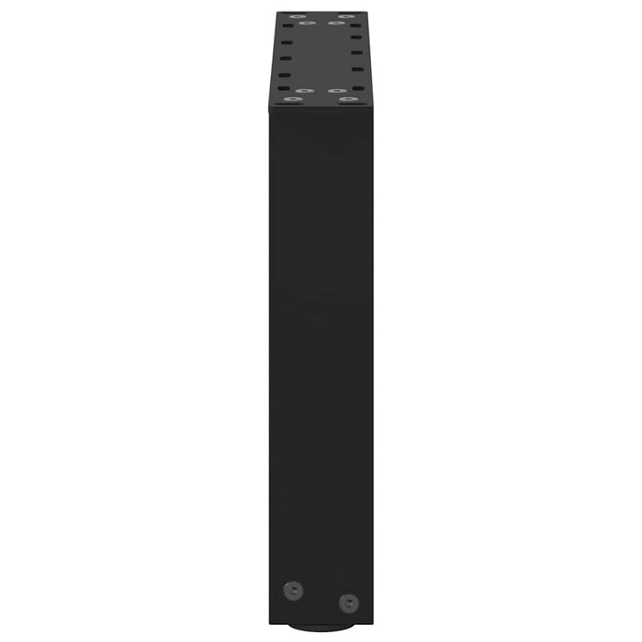 sofabordsben U-formet 2 stk. sort 40x(30-31) cm stål