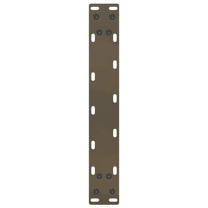 sofabordsben U-formet 2 stk. naturstål 40x(30-31) cm stål