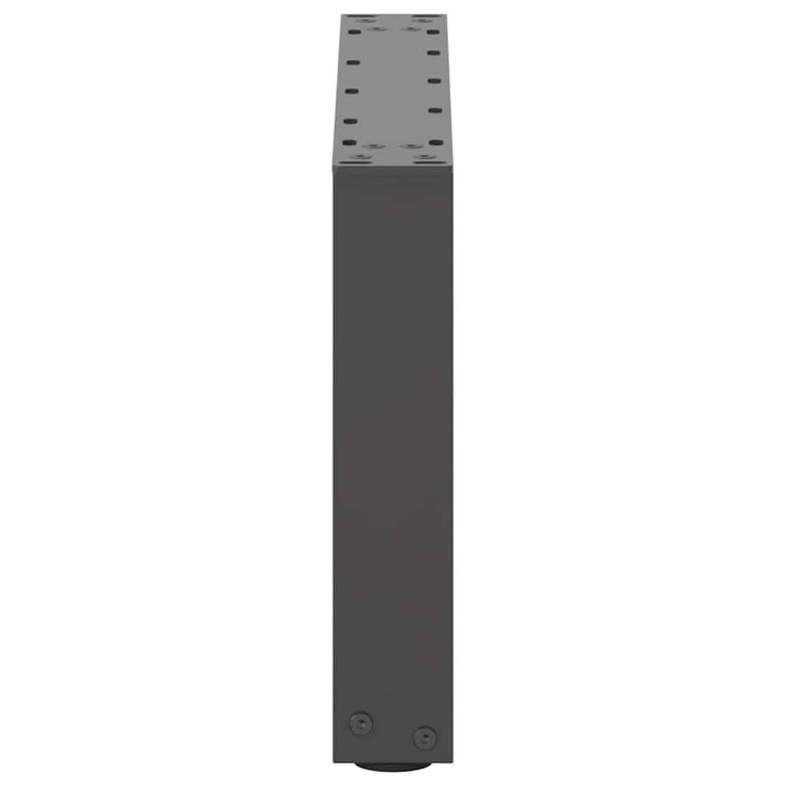 sofabordsben U-formet 2 stk. antracit 50x(30-31) cm stål