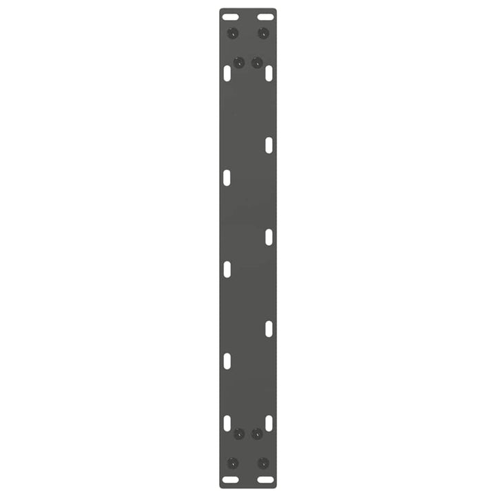 sofabordsben U-formet 2 stk. antracit 50x(30-31) cm stål