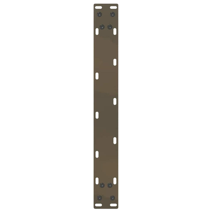 sofabordsben U-formet 2 stk. naturstål 50x(30-31) cm stål