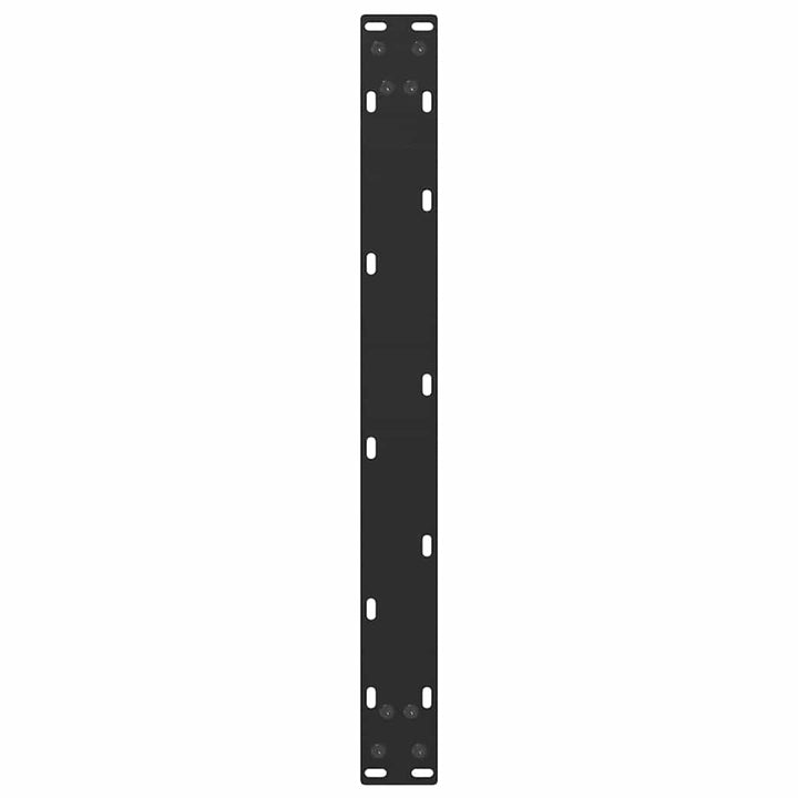 sofabordsben U-formet 2 stk. sort 60 x (30-31) cm stål