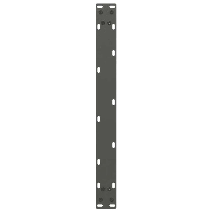 sofabordsben U-formet 2 stk. antracit 60x(30-31) cm stål