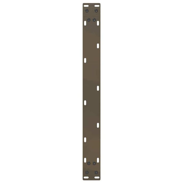 sofabordsben U-formet 2 stk. naturstål 60x(30-31) cm stål