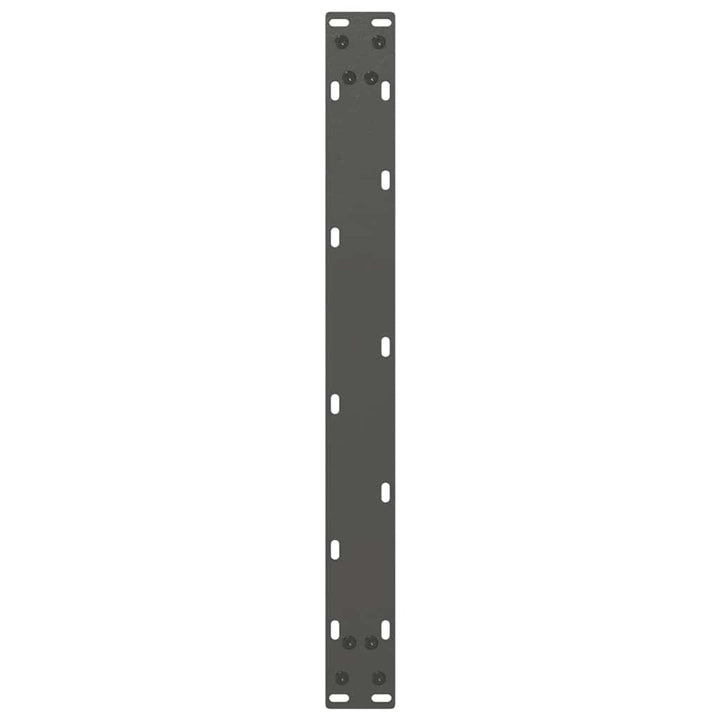 sofabordsben U-formet 2 stk. antracit 70x(30-31) cm stål