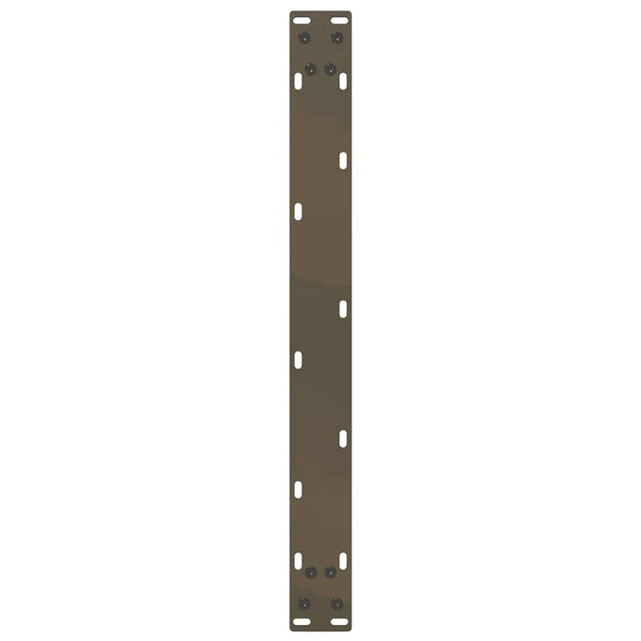 sofabordsben U-formet 2 stk. naturstål 70x(30-31) cm stål