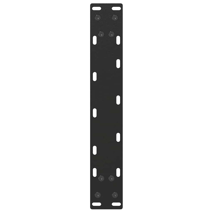 sofabordsben U-formet 2 stk. sort 28 x (42-43) cm stål