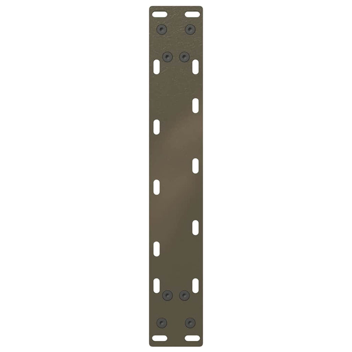 sofabordsben U-formet 2 stk. naturstål 28 x (42-43) cm stål